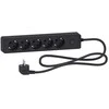 SCHNEIDER ELECTRIC UNICA EXTEND - SCHUKO TRAILING LEAD - 5 OUTLETS - ANTHRACITE