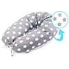 Maitinimo pagalvė Sensillo Maternity Croll Xl Pilkas Stars, 180 cm