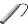 USB šakotuvas Sharkoon Sharkoon OfficePal Combo adapteris, prijungimo stotelė (pilka)