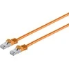 Maximum S-conn Patchkabel Cat.6a S/FTP mit Cat.7 Rohkabel oranžinis 1,0m
