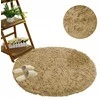 Strado Gausuotas apvalus kilimėlis 160x160 CappuccinoCamel (šviesiai ruda)