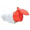 Tarel Fiksuotas montavimo lizdas 32A 400V raudonas 3P + N + Z IP44 (EX- TGN- 127)