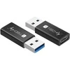 Adapteris USB Techly USB-A - USB-C Juodas (IADAP-USB3-AFT)