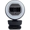 Internetinė kamera Terra Webcam Halo su pierścieniem LED (C1868pro) i prywatny suwak Full-HD, Auto Focus, Stereo Mic, Privacy Slider