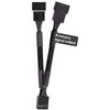 Thermaltake 4 kontaktų - 4 kontaktų x2, 0,11 m, Juodas (AC-060-CO1OTN-F1)