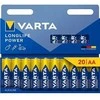 Varta Longlife Power AA baterijos, 20 vnt. pakuotė