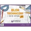 Wektor Brėžimo blokas A3 / 10K balta (10vnt)