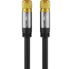 Wentronic Kabelis Goobay Antenowy (F) 1m juoda (JAB-4400766)