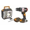 Worx WX354 gręžtuvas 20 V, 2 x 2 Ah baterija