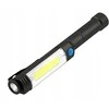 GTV LED žibintuvėlis 6W, 3 režimai (pagrindinis, papildomas, raudonas įspėjamasis), 3xAA1,5V,