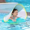 Mokomasis plaukimo ratukas su stogeliu SWIMBOBO