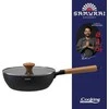 Cooking By Heinner Wok keptuvė su dangčiu aliuminio su keramikos danga 24x7.5cm HR-SNT-WC24 HEINNER