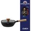 Cooking By Heinner Wok keptuvė su dangčiu aliuminio su keramikos danga 20x7cm HR-SNT-WC20 HEINNER