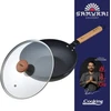 Cooking By Heinner Wok keptuvė su dangčiu aliuminio su keramikos danga 26x7.5cm HR-SNT-W26 HEINNER