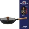 Cooking By Heinner Wok keptuvė su dangčiu aliuminio su keramikos danga 26x7.5cm HR-SNT-W26 HEINNER