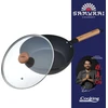 Cooking By Heinner Wok keptuvė su dangčiu aliuminio su keramikos danga 24x7.5cm HR-SNT-WC24 HEINNER