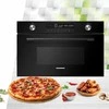 Elektrinė krosnelė Įmontuojama mikrobangų krosnelė 900W, 34L HMW-MDBI34CTBK HEINNER