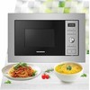 Įmontuojama mikrobangų krosnelė 1000W, 28L HMW-MDBI28GDIX HEINNER