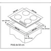 Kaitlentė HEINNER PASTABAMOJAMOJI VIRTUVĖ HBH-S584WI-IX
