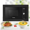 Įmontuojama mikrobangų krosnelė 1000W, 28L HMW-MDBI28GDBK HEINNER