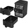 Karšto oro gruzdintuvė 2500W, 10L HAF-C10DBS25BK HEINNER