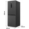 Šaldytuvas Combi No Frost HCNF-HM400DINVDGE++ HEINNER