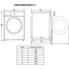Skalbimo mašina HWM-M8014SMA+++ HEINNER