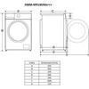 Skalbimo mašina MASINA DE SPALAT RUFE HEINNER HWM-M914IVKA+++