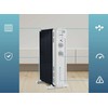 Tepalinis radiatorius 1000W/1300W/2300W HOH-M11WH-BK HEINNER