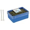 "Eurostil Hair Box Miniclips" bronzos spalvos 25 mm 700 vnt