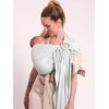 LOVE RADIUS No Knot Woven Wrap, Light Azure
