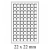 Dėklai CARGO TAB Large - mėlyni (Vokietija) (39 x 39 mm)