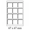 Dėklai CARGO TAB Large - mėlyni (Vokietija) (50 x 50 mm (QUADRUM))