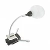 Dviejų lęšių pastatomas padidinimo stiklas su LED lempa 2,5x, 5x