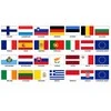Euro zonos valstybių vėliavėlės-lipdukai