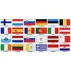 Euro zonos valstybių vėliavėlės-lipdukai
