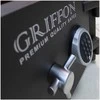 Griffon Ugniai ir įsilaužimams atsparus III saugumo klasės seifas su el. spyna „CLE III.37.E“ (160 kg)