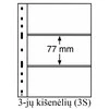 Juodo pagrindo įmautės "Optima" (Vokietija) (5-ių kišenėlių (5S))