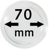Kapsulės nestandartinio dydžio monetoms (Diametras Ø 38,61 mm (2 oz. Karalienės žvėrių serijos monetai))