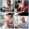 Laisvų rankų didinamasis stiklas apšvietimu 2x