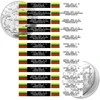Lipdukai 1,5 euro monetoms holderiuose (Balta)