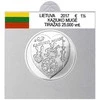 Lipdukai 1,5 euro monetoms holderiuose (Balta)