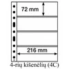 Skaidrios Kortoms įmautės "Grande Easy" (9-ių kišenėlių (3/3C) Kortoms)