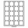 Stalčiai monetoms Quadrum kapsulėse (Vokietija) (50 x 50 mm (Juoda))