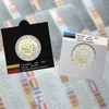 Vėliavėlės-lipdukai euro monetoms holderiuose (tik 2021 m.) (Balta)