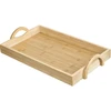 Bambukinis padėklas FLORINA 44 × 27 × 4.5 cm