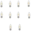 Bona electrica Led lemputė su gijomis E27 C37 4W WW