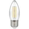 Bona electrica Led lemputė su gijomis E27 C37 4W WW