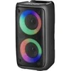 Defender Nešiojama kolonėlė BOOMER 20 Bluetooth 20W MP3/FM/SD/USB/AUX/TWS/LED/MIC KARAOKE juoda