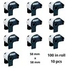 Brother DK-11207 DK-11207 58mm x 58mm Thermal Paper Labels Dofe manufacturer, 10 pcs